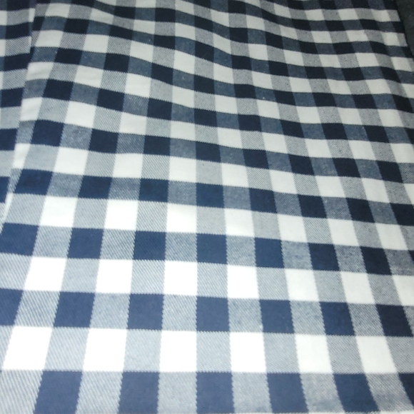 * Victoria Beckham size 8 Gingham plaid cropped pants - Picture 4 of 6